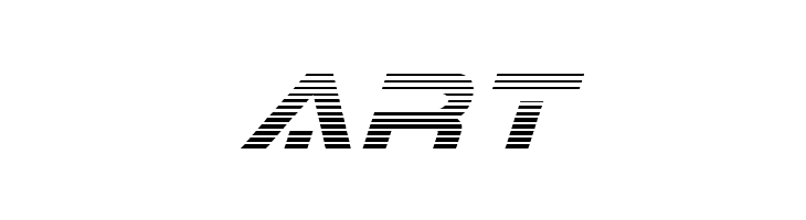 7th Service Gradient Italic  Free Fonts Download