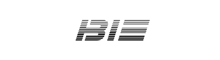 7th Service Gradient Italic  Free Fonts Download