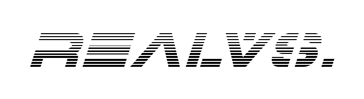 7th Service Gradient Italic  Free Fonts Download