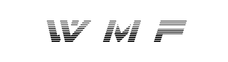 7th Service Gradient Italic  Free Fonts Download