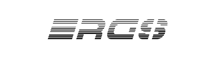 7th Service Gradient Italic  Free Fonts Download