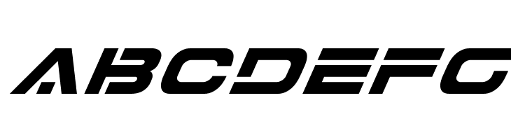 7th Service Super-Italic  Free Fonts Download