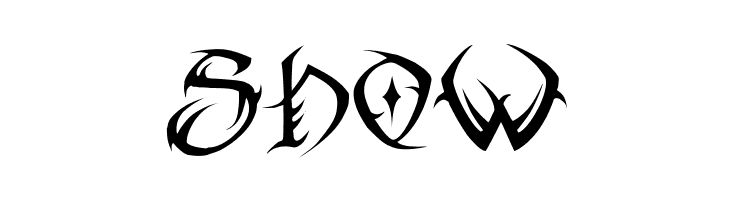 VTC Tribal Regular  Free Fonts Download