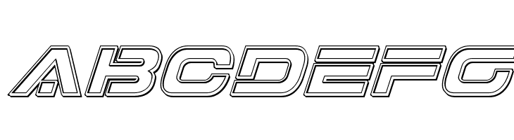 7th Service Engraved Italic  Free Fonts Download