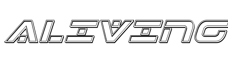 7th Service Engraved Italic  Free Fonts Download