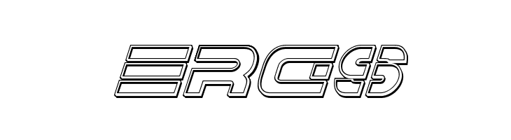 7th Service Engraved Italic  Free Fonts Download