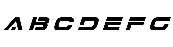 7th Service Title Italic  Free Fonts Download