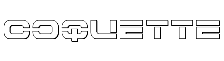 7th Service 3D  Free Fonts Download