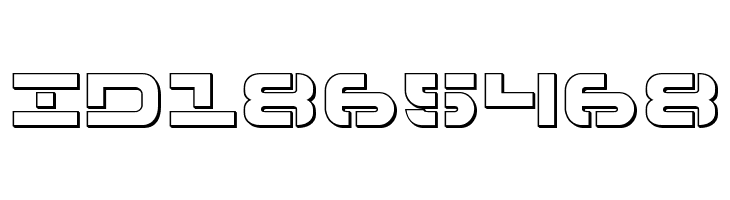 7th Service 3D  Free Fonts Download