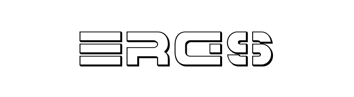 7th Service 3D  Free Fonts Download