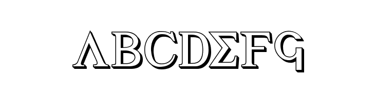 Achilles 3D  Free Fonts Download