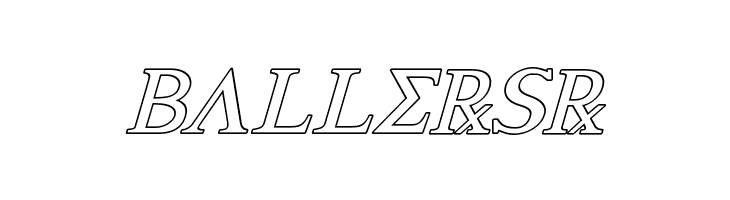 Achilles Outline Italic  Free Fonts Download