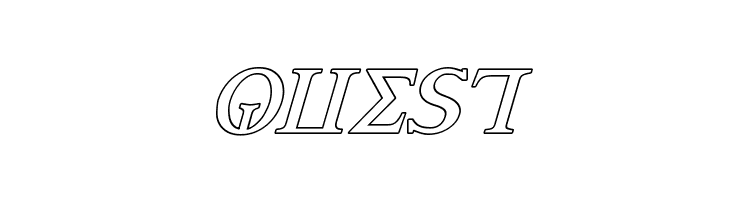 Achilles Outline Italic  Free Fonts Download