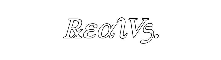 Achilles Outline Italic  Free Fonts Download