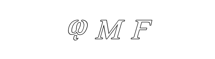 Achilles Outline Italic  Free Fonts Download