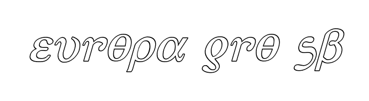 Achilles Outline Italic  Free Fonts Download