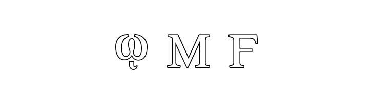 Achilles Outline  Free Fonts Download