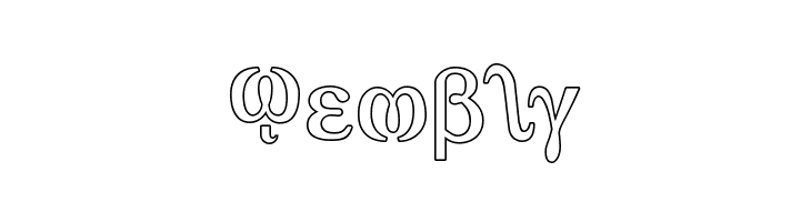 Achilles Outline  Free Fonts Download