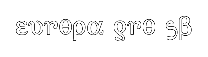 Achilles Outline  Free Fonts Download