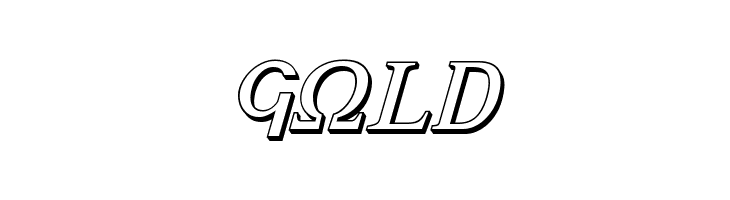 Achilles 3D Italic  Free Fonts Download