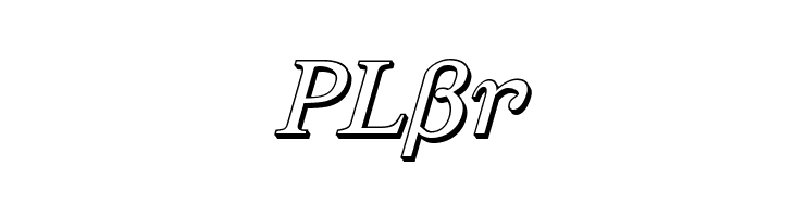 Achilles 3D Italic  Free Fonts Download