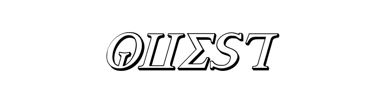 Achilles 3D Italic  Free Fonts Download
