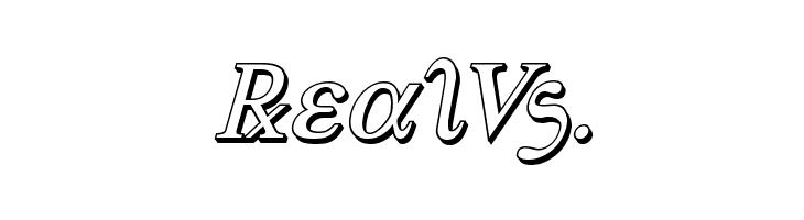 Achilles 3D Italic  Free Fonts Download