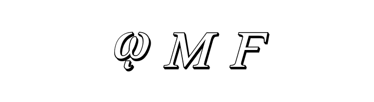 Achilles 3D Italic  Free Fonts Download