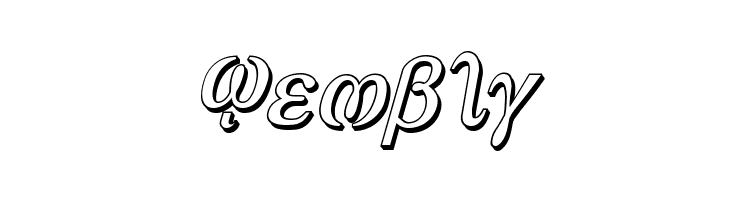 Achilles 3D Italic  Free Fonts Download