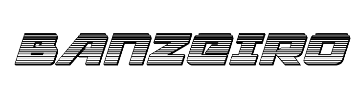 Aircruiser Chrome Italic  Free Fonts Download