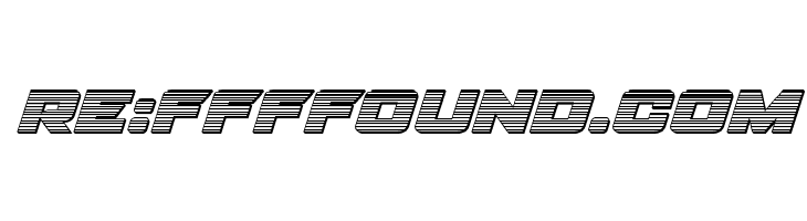 Aircruiser Chrome Italic  Free Fonts Download