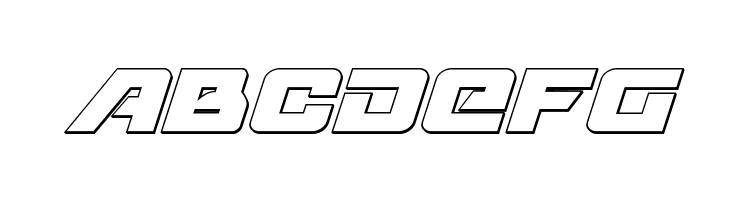 Aircruiser Outline Italic  Free Fonts Download