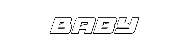 Aircruiser Outline Italic  Free Fonts Download