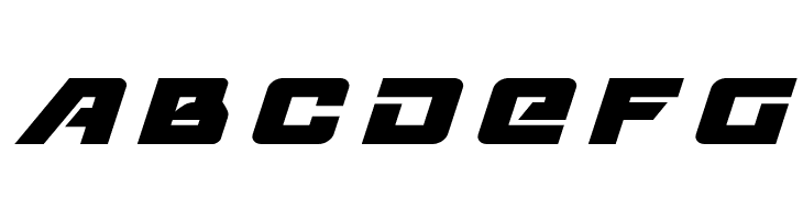 Aircruiser Title Italic  Free Fonts Download