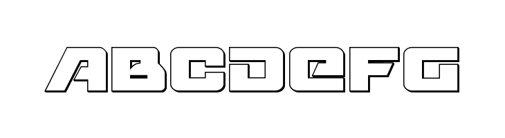 Aircruiser Outline  Free Fonts Download