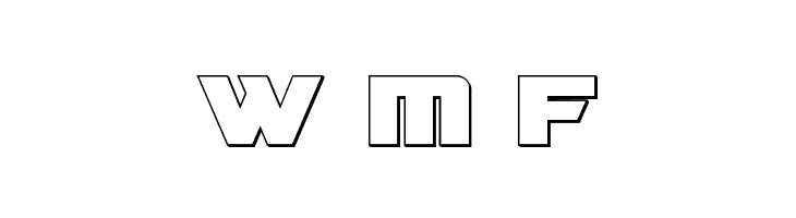 Aircruiser Outline  Free Fonts Download