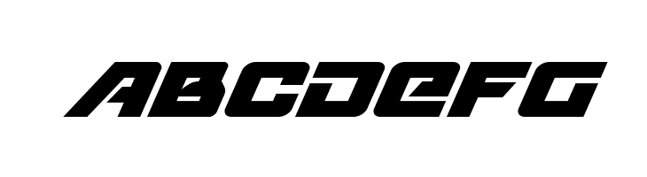 Aircruiser Super-Italic  Free Fonts Download