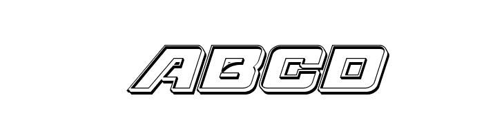 Aircruiser Engraved Italic  Free Fonts Download