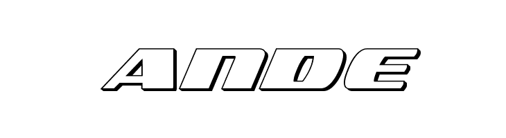 Americorps 3D Expanded  Free Fonts Download