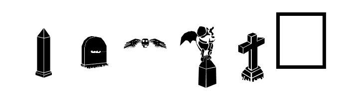 Gravestone bats  Free Fonts Download