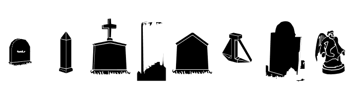 Gravestone bats  Free Fonts Download