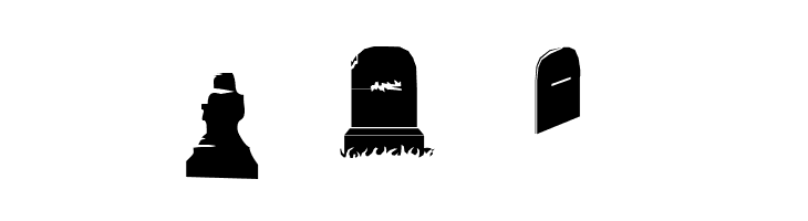 Gravestone bats  Free Fonts Download