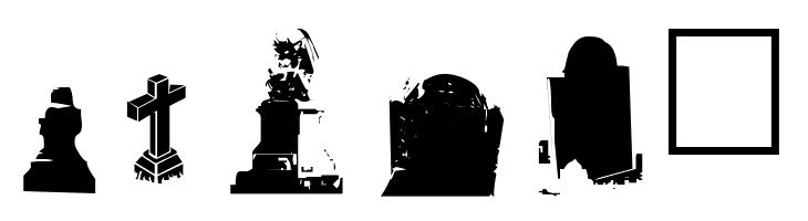 Gravestone bats  Free Fonts Download