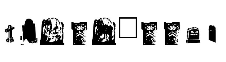Gravestone bats  Free Fonts Download