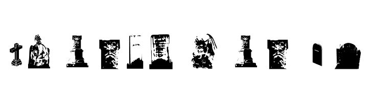 Gravestone bats  Free Fonts Download