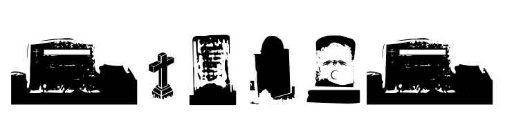 Gravestone bats  Free Fonts Download