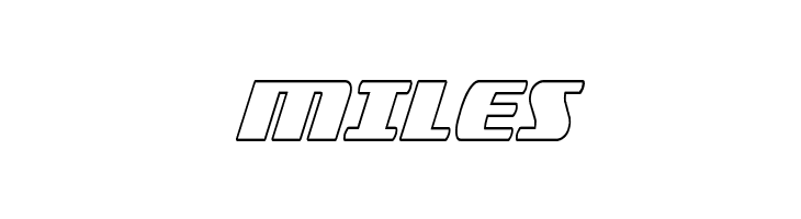 Americorps Outline Extra-Condensed  Free Fonts Download