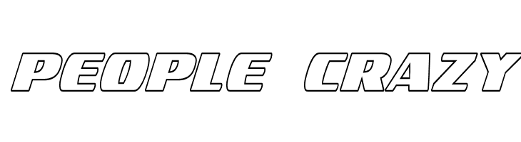 Americorps Outline Extra-Condensed  Free Fonts Download