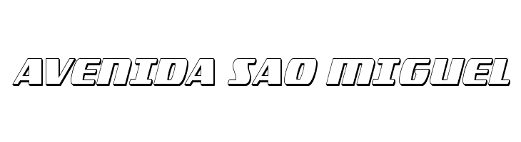 Americorps 3D Extra-Condensed  Free Fonts Download