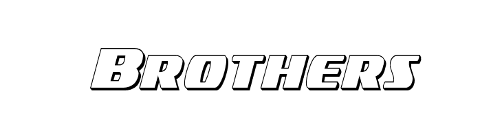 Americorps 3D Extra-Condensed  Free Fonts Download